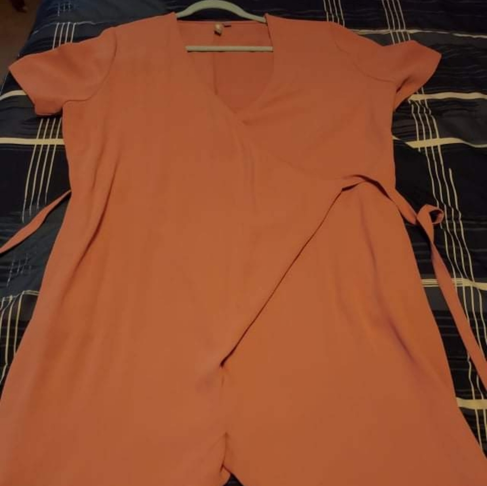 Asos pink jumpsuit with belt - Picture 11 of 13